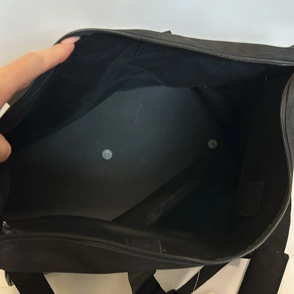 Calvin Klein black Travel Duffle Gym Carry On Bag No Pockets